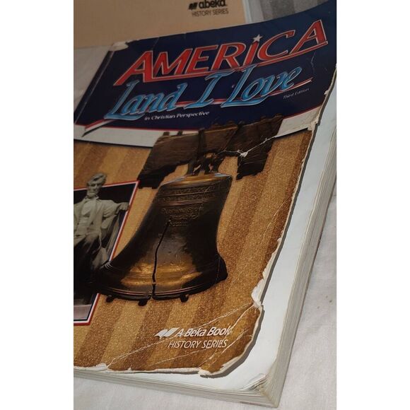 Lot of 3 Abeka 8th grade 3rd Ed. America Land I Love Textbook/Answer Key/test ke - Picture 3 of 6